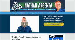 Desktop Screenshot of nathanargenta.com