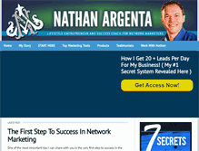 Tablet Screenshot of nathanargenta.com